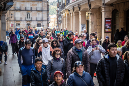 Marcha de Asamis en Soria por la integración de las personas con discapacidad intelectual. GONZALO MONTESEGURO