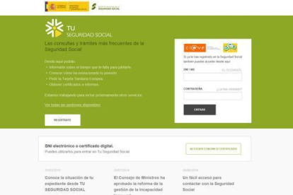 Captura de la primera página de introducción de datos del simulador-
