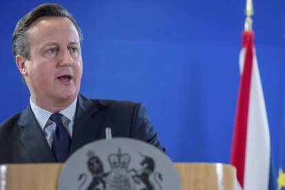 La UE comienza el 2016 con el gran desafío británico EFE / STEPHANIE LECOCQ El primer ministro británico, David Cameron, da una rueda de prensa al finalizar la segunda jornada de la cumbre de jefes de Estado y de Gobierno de la UE en Bruselas.-