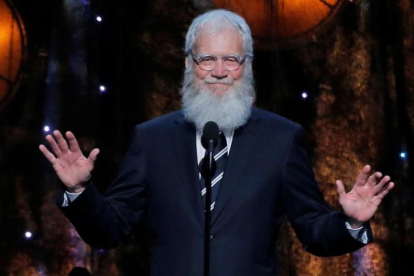 David Letterman, en una aparición reciente en Nueva York.-REUTERS / LUCAS JACKSON
