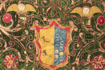 Bordado del escudo de los Avellaneda