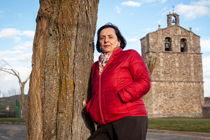 Feli García, alcaldesa de Suellacabras. MARIO TEJEDOR