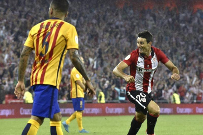 Aduriz, el gran protagonista del partido.-EFE