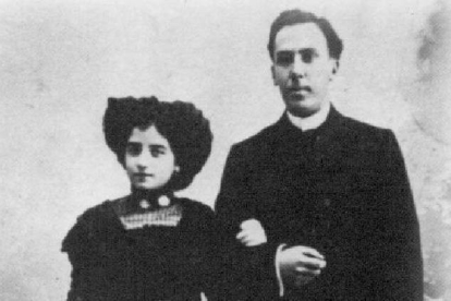 Leonor Izquierdo y Antonio Machado.-