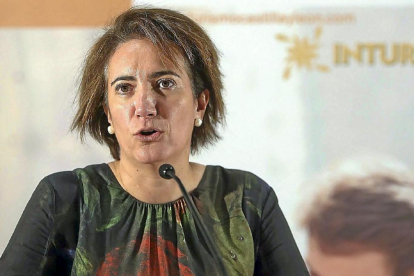 María Josefa García Cirac, ayer en la presentación de Intur.-Ical