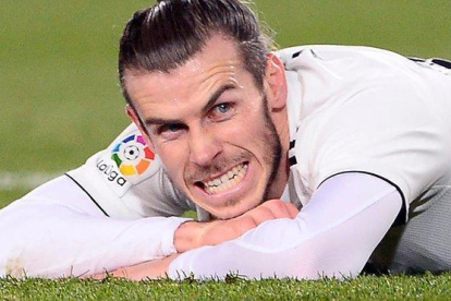 Gareth Bale, en un partido con el Madrid.-AFP