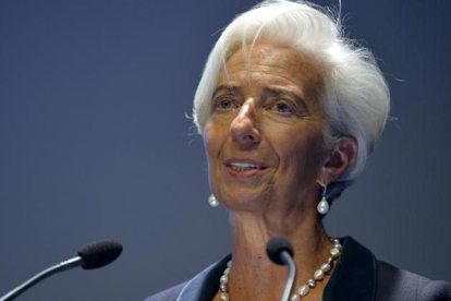 Christine Lagarde, directora del Fondo Monetario Internacional, en una foto de archivo del 12 de enero del 2016.-AFP / ERIC PIERMONT
