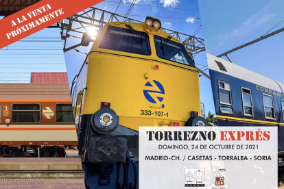 Cartel anunciador del flete del primer Torrezno Express. HDS