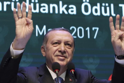 El presidente de Turquía, Recep Tayyip Erdogan.-YASIN BULBUL