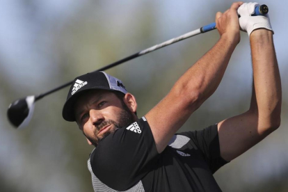 Sergio García, en acción durante la tercera jornada.-KAMRAN JEBREILI / AP