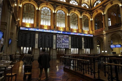 Interior de la Bolsa de Madrid.-EFE / KIKO HUESCA