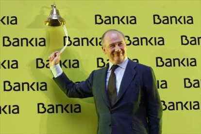 Rato en la salida a bolsa de Bankia en el 2011.-DAVID CASTRO