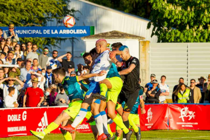 El Tordesillas apeó al Almazán en las semifinales el pasado sábado. MARIO TEJEDOR