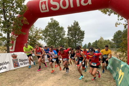 Imagen de la salida de la prueba absoluta en El Pinarcillo de Valonsadero. HDS