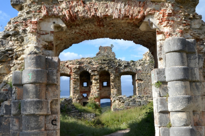 Parte del Castillo de San Leonardo.-RAQUEL FERNÁNDEZ