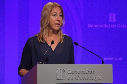 La vicepresidenta y portavoz del Govern, Neus Munté.-