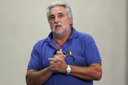 Carlos Heras, presidente del BM Soria. MARIO TEJEDOR