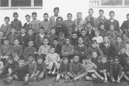 Alumnos de la escuela de Serón de Nágima en 1952.-HDS