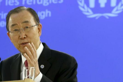 Ban Ki Moon, secretario general de la ONU.-DENIS BALIBOUSE