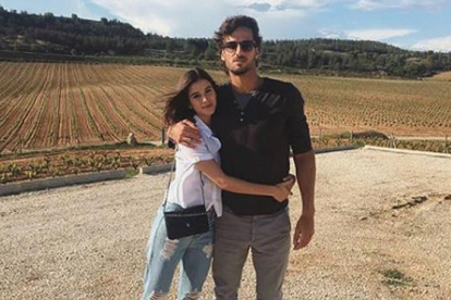 Feliciano López y Sandra Gago, en la primera imagen que el tenista cuelga en su cuenta de Instagram de los dos juntos.-