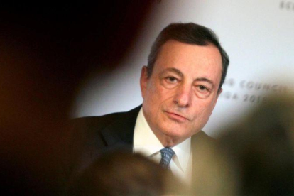 Mario Draghi, presidente del BCE.-VALDA KALNINA
