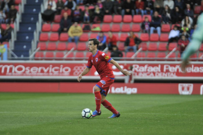Íñigo Pérez no quiere pensar más allá del choque en Sevilla y en sumar los tres puntos.-Valentín Guisande
