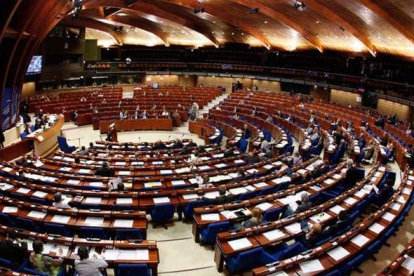 La Asamblea Parlamentaria del Consejo de Europa durante un debate en Estrasburgo.-Kessler Vicente