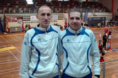 Santiago Martínez y Manuel Acero.-DELEGACIÓN SORIANA DE BÁDMINTON