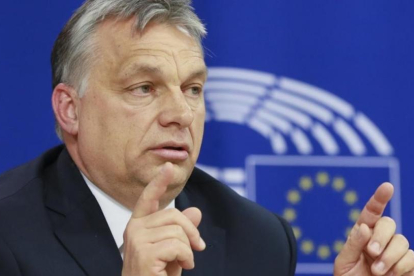 El primer ministro húngaro, Viktor Orbán.-OLIVIER HOSLET / EFE