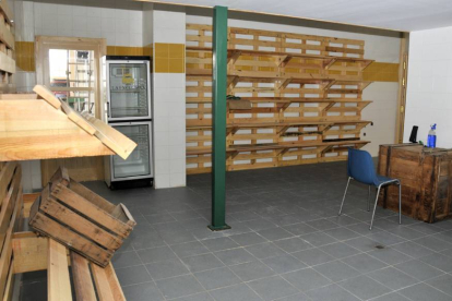 Imagen de las instalaciones de la nueva tienda de Huertos de Soria, en una imagen de ayer.-VALENTÍN GUISANDE
