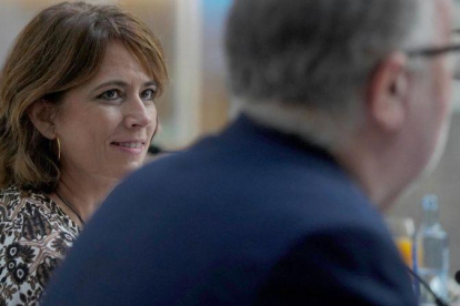 La ministra de Justicia, Dolores Delgado.-JOSÉ LUIS ROCA / EUROPA PRESS