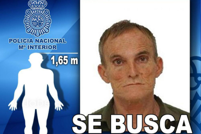 Cartel de la Policía sobre la búsqueda de Benito Ortiz Perea-