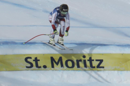 Lara Gut, en Saint Moritz.-DENIS BALIBOUSE