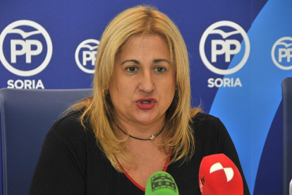 Yolanda de Gregorio es la candidata del PP al Ayuntamiento de Soria-Valentín Guisande