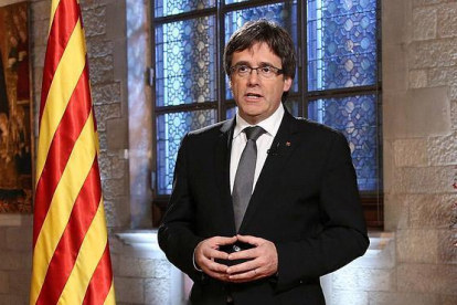 Mensaje Carles Puigdemont-JORDI BEDMAR PASCUAL