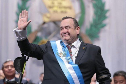 Alejandro Giammattei, presidente de Guatemala.-EUROPA PRESS