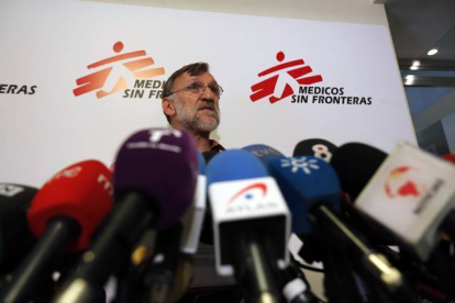 El presidente de Médicos sin Fronteras España, José Antonio Bastos, en julio del 2013.-DAVID CASTRO