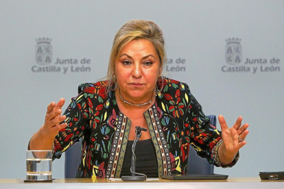 La ex vicepresidenta Rosa Valdeón.-E.M.
