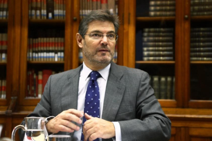 El ministro de Justicia, Rafael Catalá.-AGUSTÍN CATALÁN