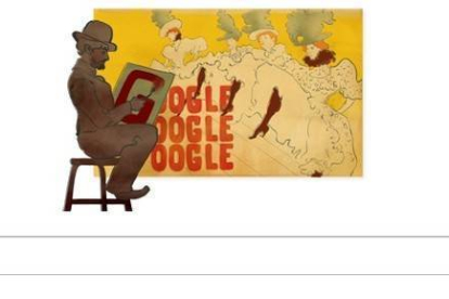 Google Doodle de Henri de Toulouse Lautrec.-