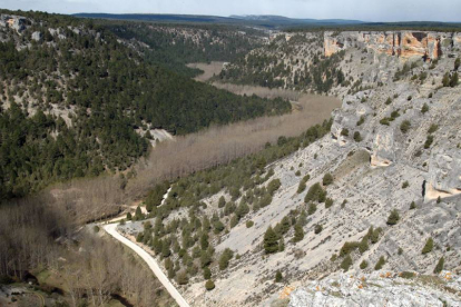 Panorámica del Cañón del Río Lobos.-VALENTÍN GUISANDE