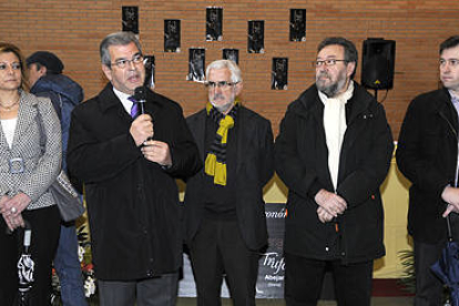 Ascensión Pérez, Vicente Ripa, Javier Romero, Carlos de la Casa y Álvaro López. /VALENTÍN GUISANDE-