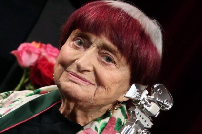 Agnès Varda, el pasado febrero.-EFE / ADAM BERRY