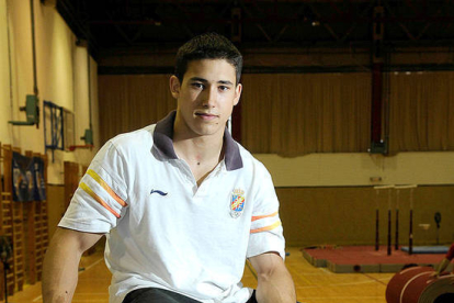 El gimnasta soriano inicia hoy su participación en el Mundial. / FERNANDO SANTIAGO-