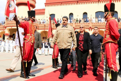 El presidente de Venezuela, Nicolás Maduro, en un evento en Caracas.-REUTERS