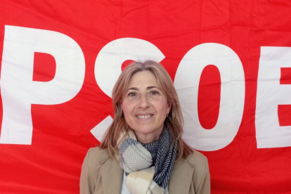 Montse Tello, candidata del PSOE a la Alcaldía de Ólvega. HDS