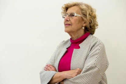 La alcaldesa de Madrid, Manuela Carmena.-JUAN MANUEL PRATS