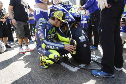 Valentino Rossi, en Motorland.-ÁNGEL DE CASTRO