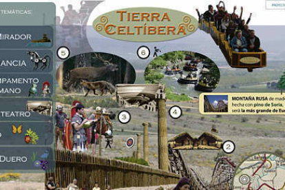 Gráfico del Parque Temático ‘Tierra Celtíbera’ que comprometen los independientes de la capital. -