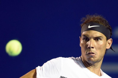 Rafael Nadal ya está en cuartos de final en el torneo de Acapulco.-ALFREDO ESTRELLA / AFP